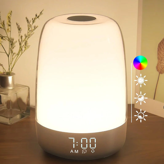 Wake-Up Lamp Sunrise Simulation USB-C Rechargeable & Portable