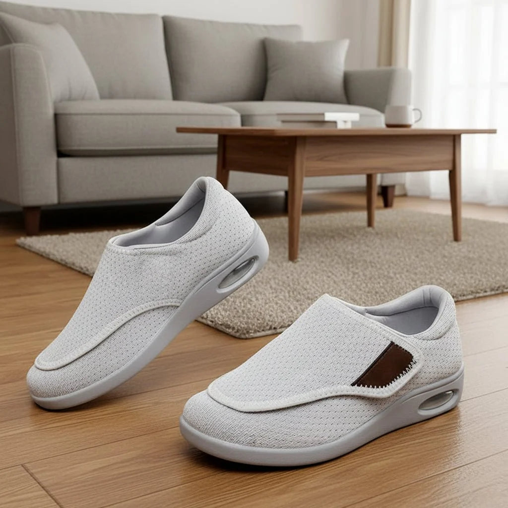 Walking Shoes Adjustable Wide Fit Breathable Lightweight Orthopedic Support