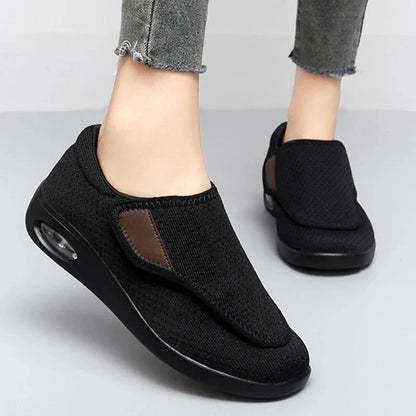 Walking Shoes Adjustable Wide Fit Breathable Lightweight Orthopedic Support