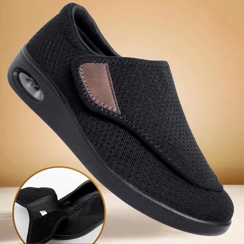 Walking Shoes Adjustable Wide Fit Breathable Lightweight Orthopedic Support