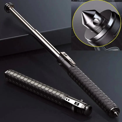 Walking Stick Pop-Up Button Opening Anti-Slip Shock-Absorbing Grip