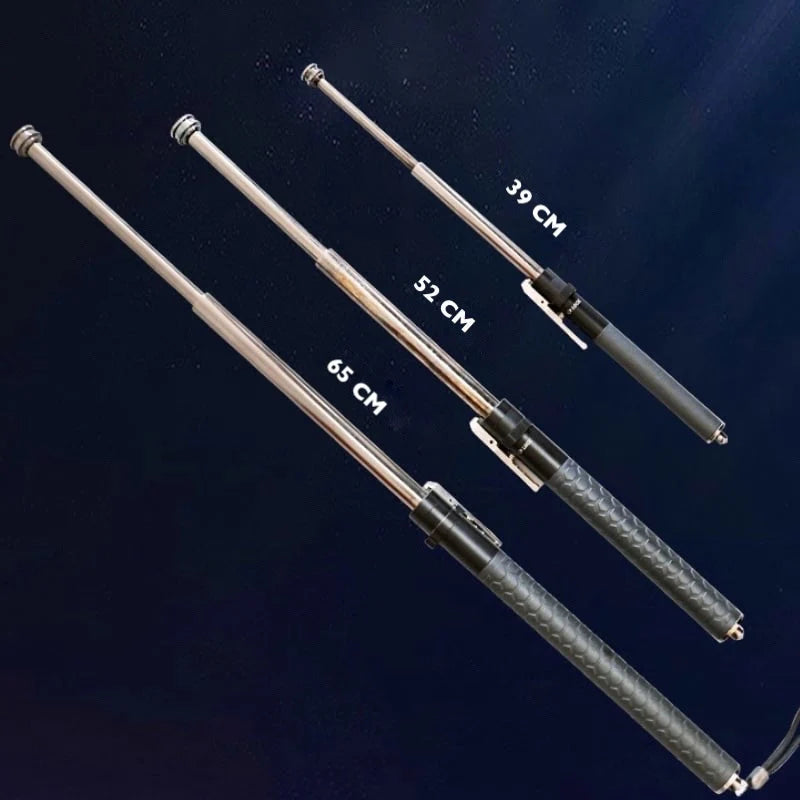 Walking Stick Pop-Up Button Opening Anti-Slip Shock-Absorbing Grip