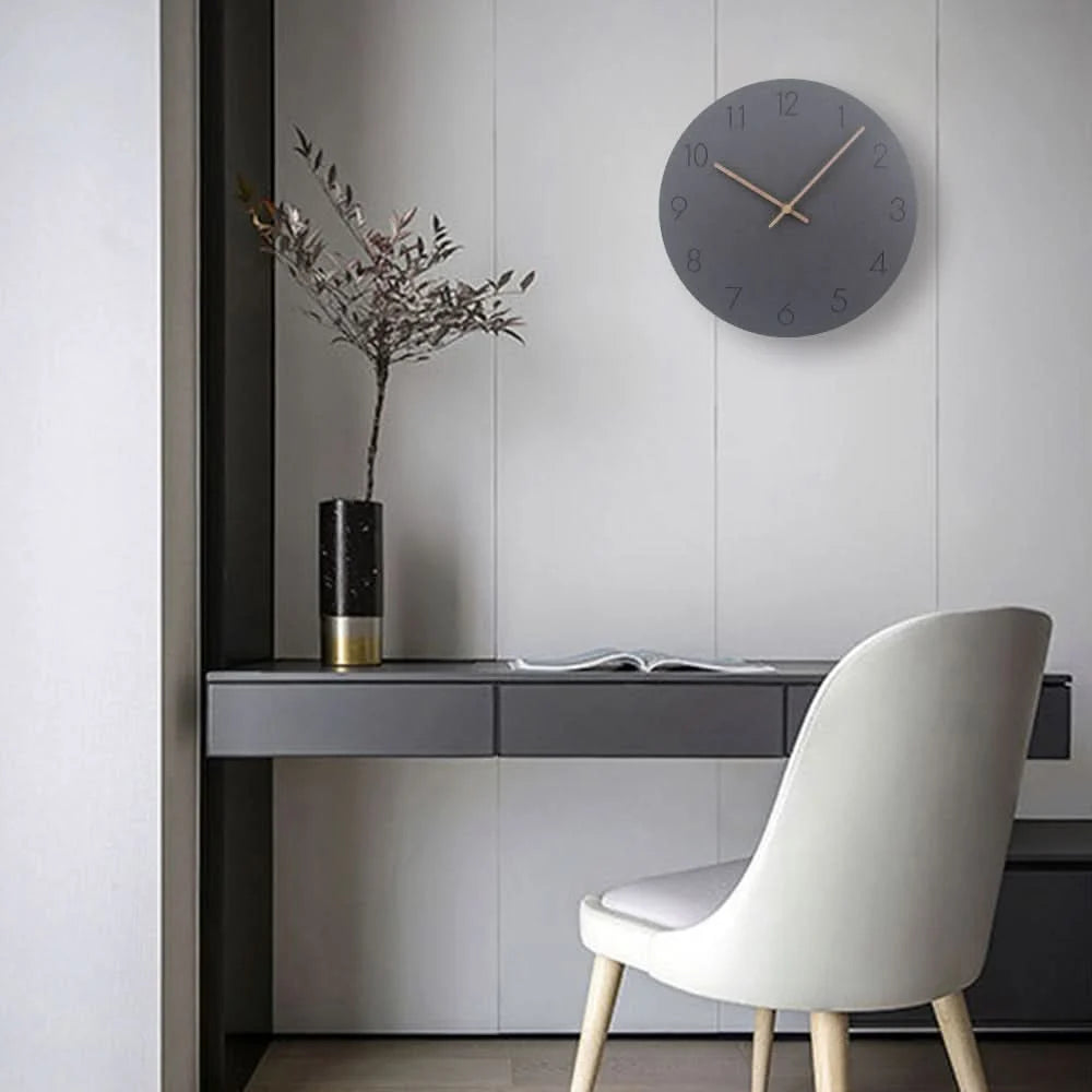 Wall Clock Silent Movement Nordic Minimalist Design