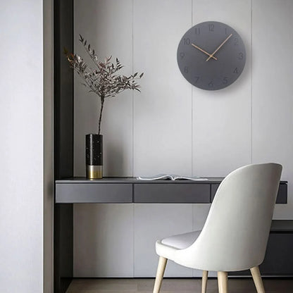 Wall Clock Silent Movement Nordic Minimalist Design