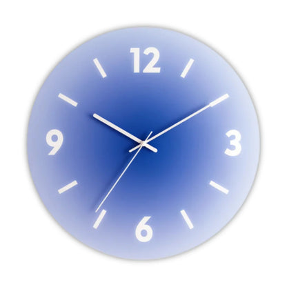 Wall Clock Silent Quartz Glass Face 11.8 Inch