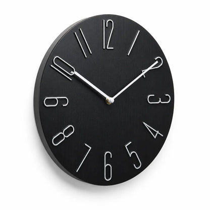 Wall Clock Silent Quartz Movement Minimalist Design