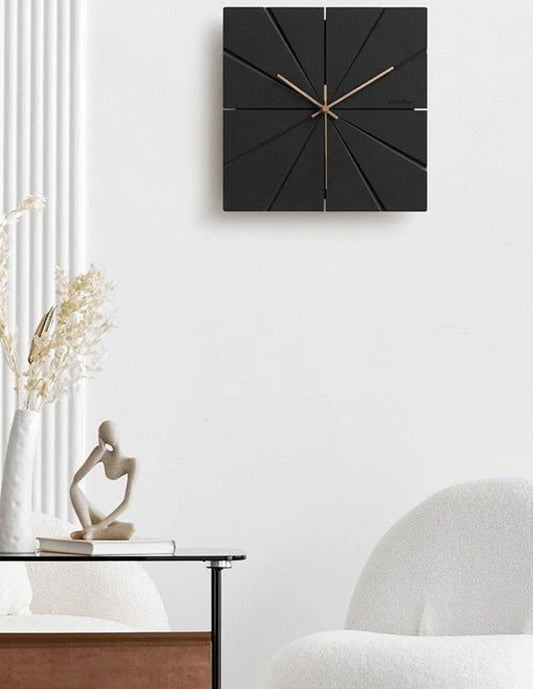 Wall Clock Silent Quartz Movement Minimalist Modern Design