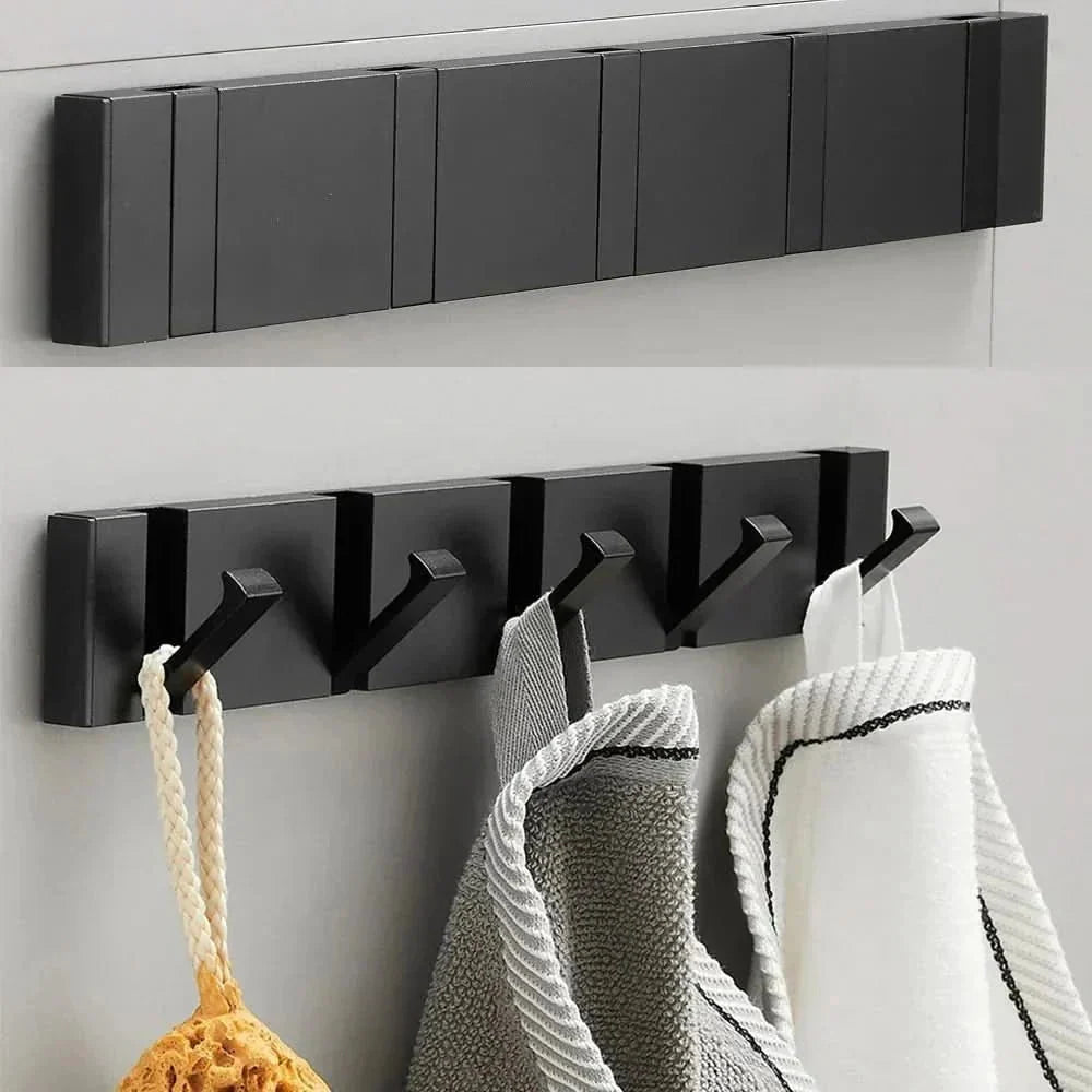 Wall Hook Aluminum Foldable Space-Saving Design