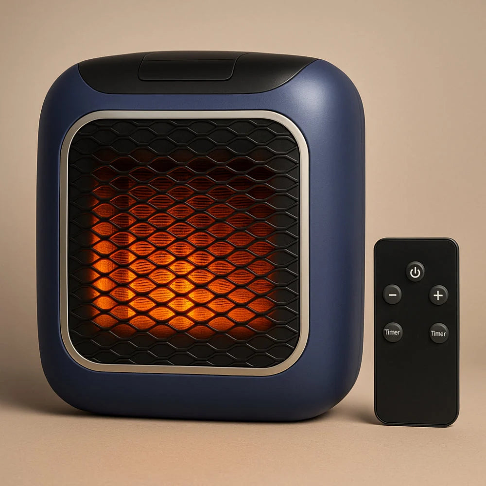Wall-Mounted Ceramic Heater Energy-Efficient Adjustable Thermostat