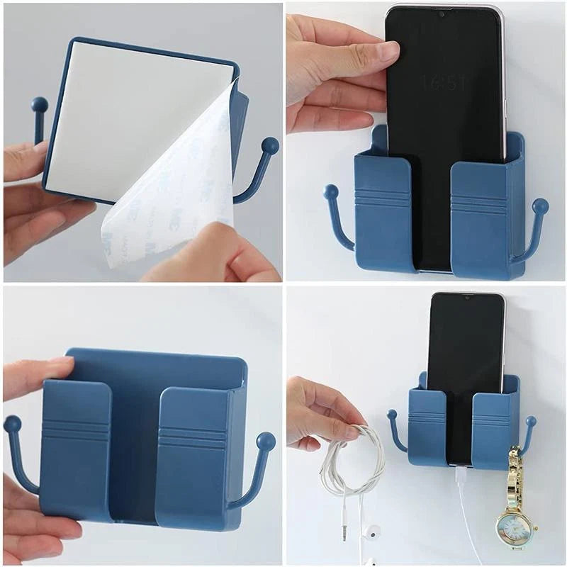 Wall-Mounted Storage Box Waterproof ABS Phone Charging Access