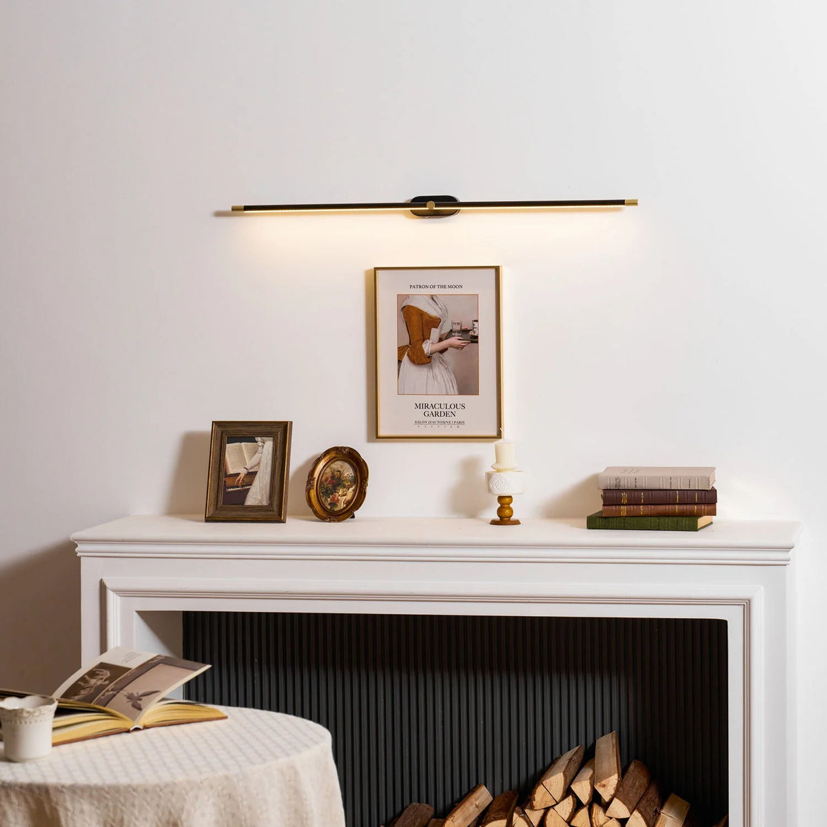 Wall Sconce Slim Linear USB Rechargeable Three Color Temperatures