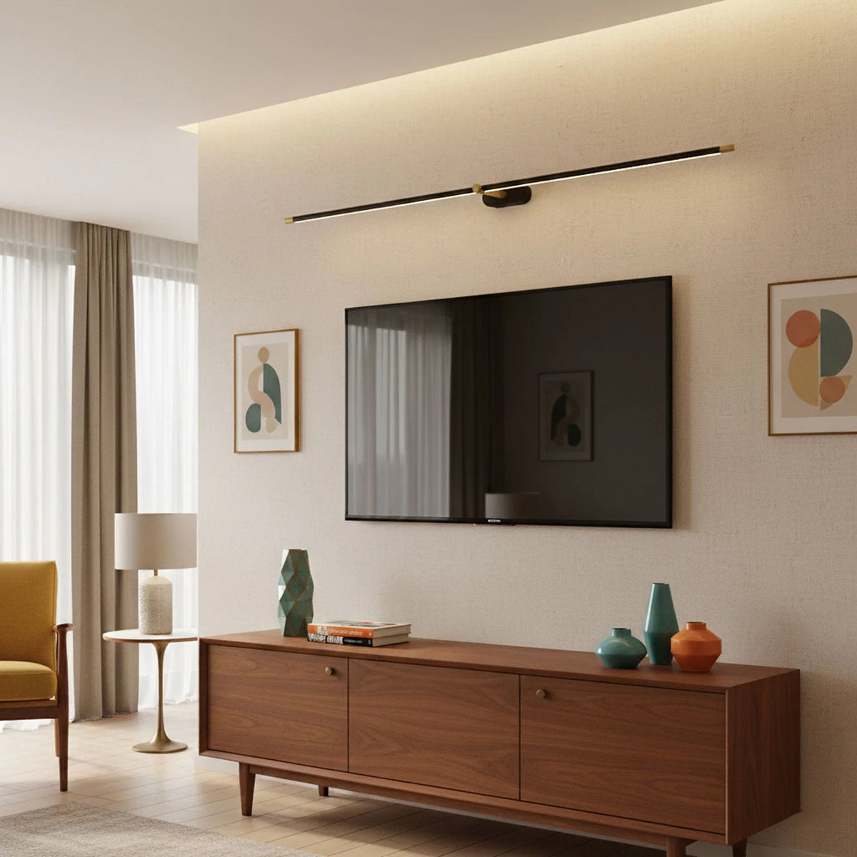 Wall Sconce Slim USB-Rechargeable Dimmable 3-Color Light