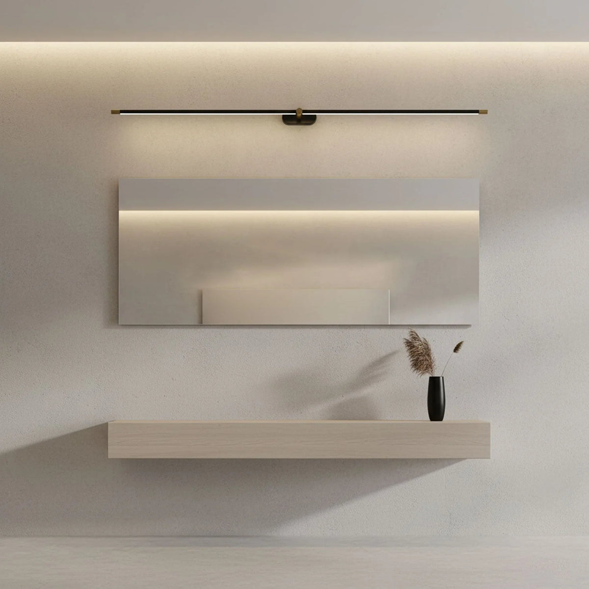 Wall Sconce Slim USB-Rechargeable Dimmable 3-Color Light