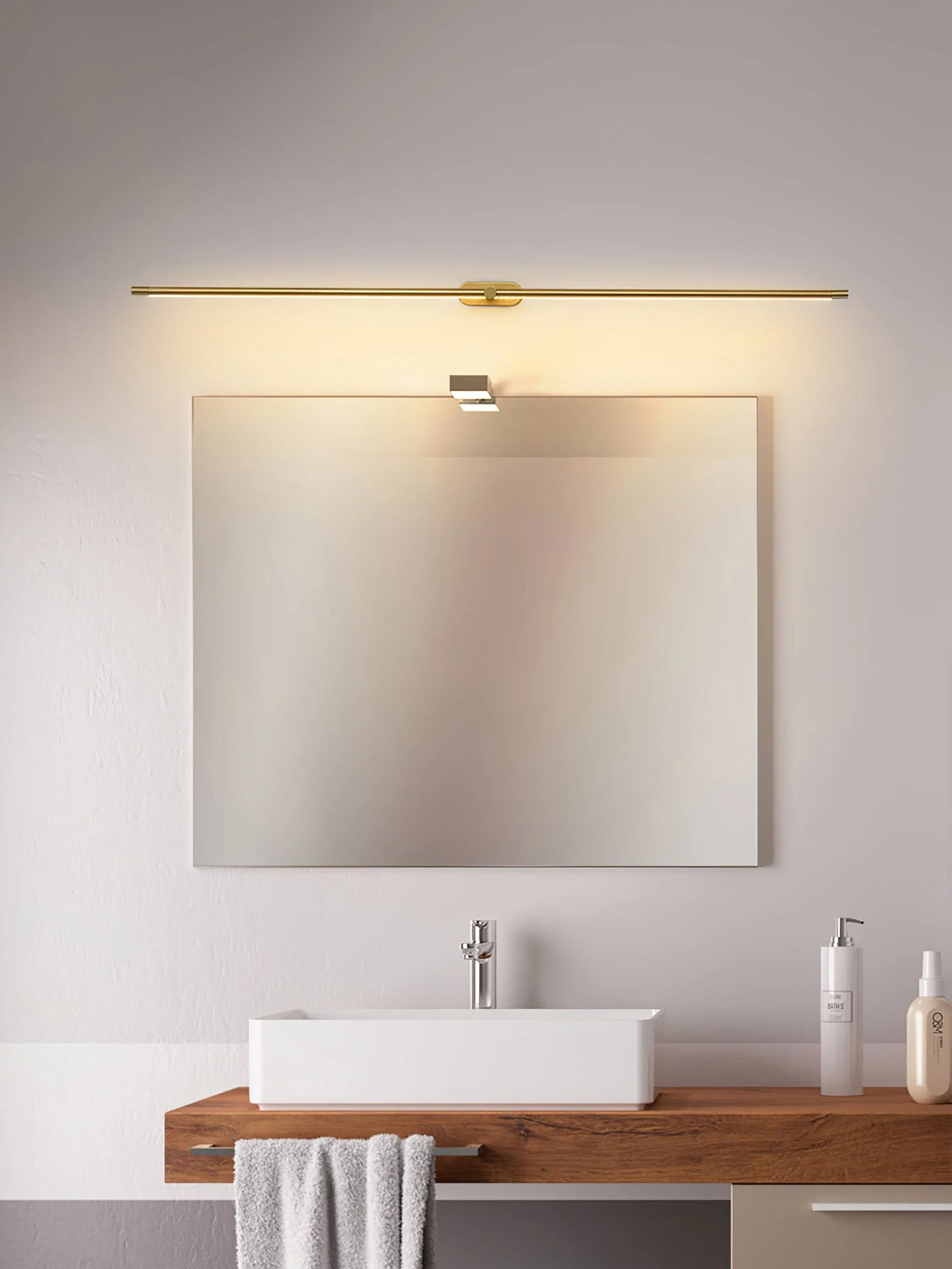 Wall Sconce Slim USB-Rechargeable Dimmable 3-Color Light