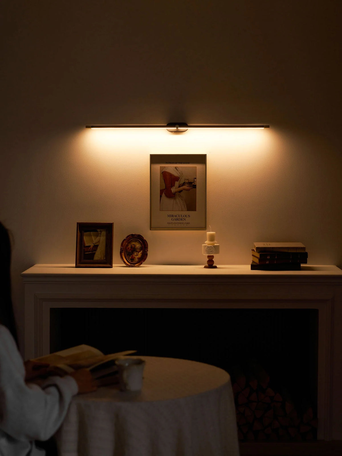 Wall Sconce Slim USB-Rechargeable Dimmable 3-Color Light