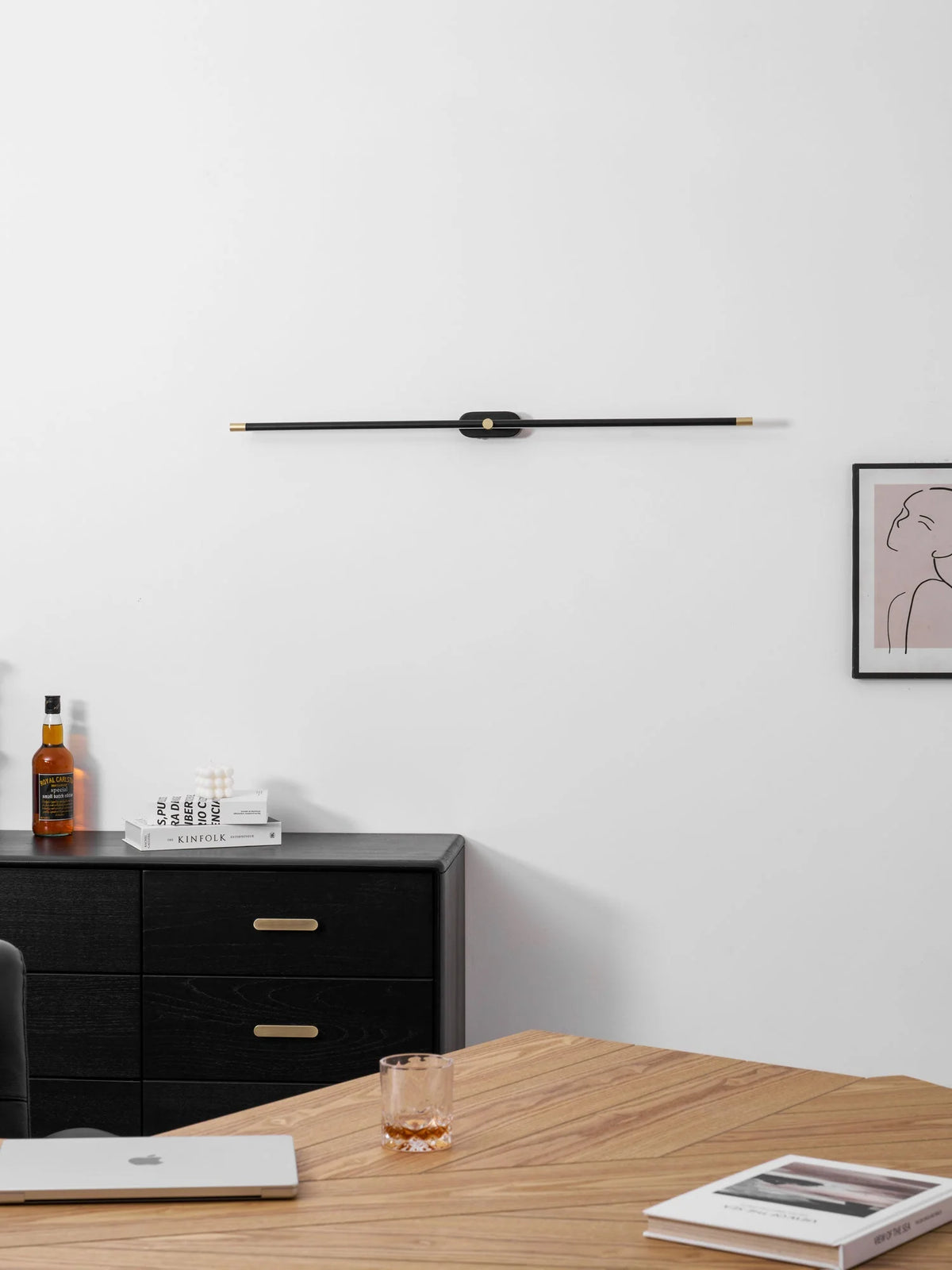 Wall Sconce Slim USB-Rechargeable Dimmable 3-Color Light