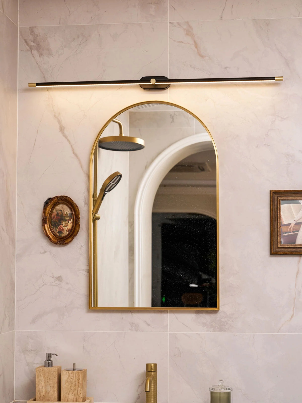 Wall Sconce Slim USB-Rechargeable Dimmable 3-Color Light
