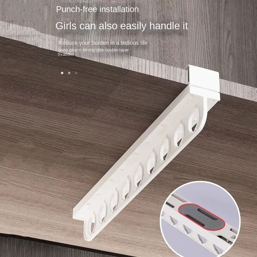 Wardrobe Pull-Out Rack Smooth-Gliding Space-Saving Clothing Storage