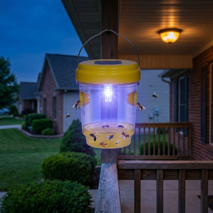 Wasp Trap Solar-Powered LED Hanging Set of 2