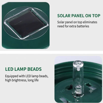 Wasp Trap Solar-Powered LED Hanging Set of 2
