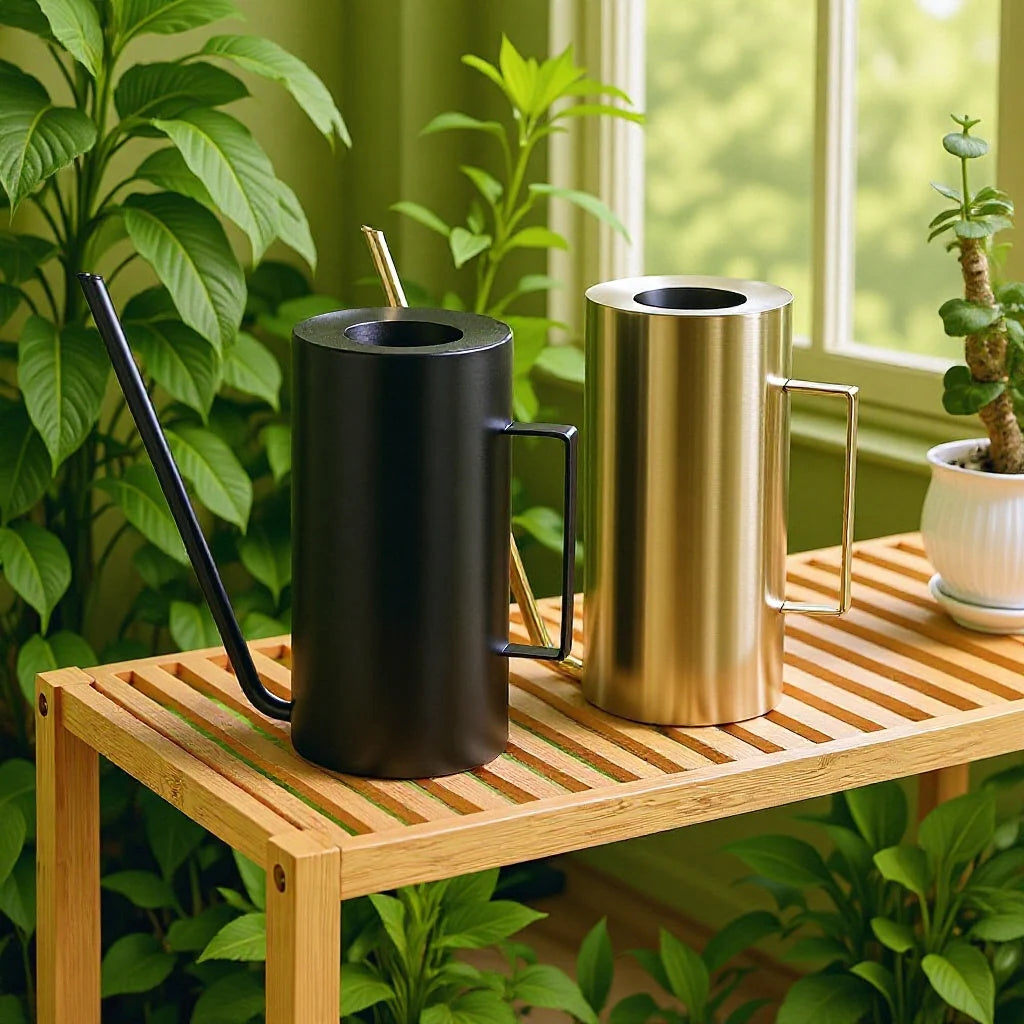 Watering Can Stainless Steel Long Precision Spout Rust-Resistant