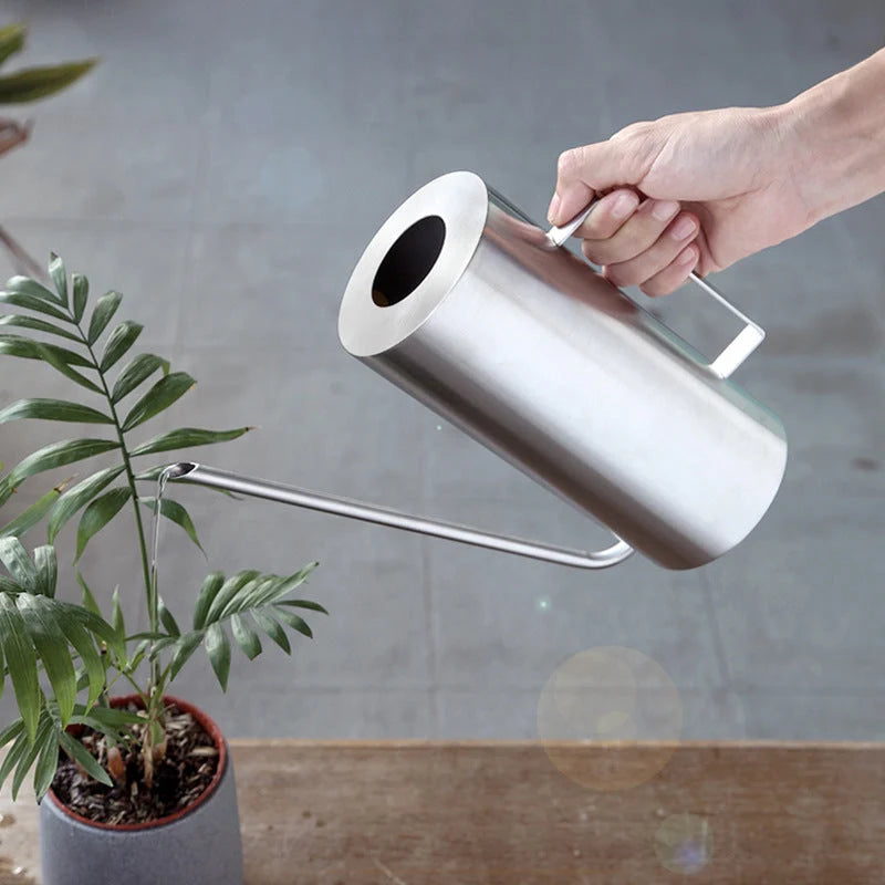 Watering Can Stainless Steel Long Precision Spout Rust-Resistant