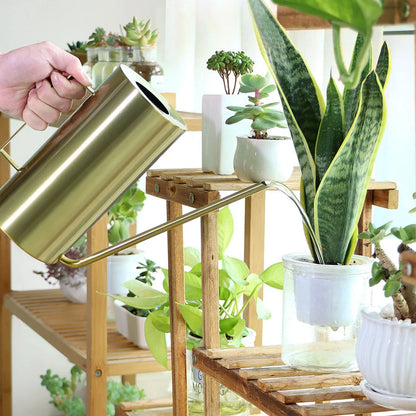 Watering Can Stainless Steel Long Precision Spout Rust-Resistant