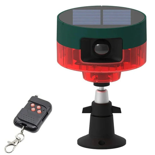 Wildlife Repeller Solar Powered Motion Sensor 360-Degree Coverage