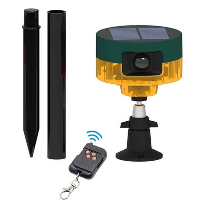 Wildlife Repeller Solar Powered Motion Sensor 360-Degree Coverage