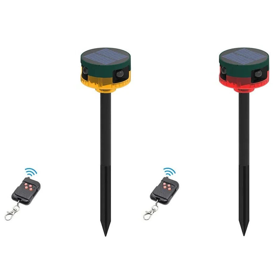 Wildlife Repeller Solar Powered Motion Sensor 360-Degree Coverage