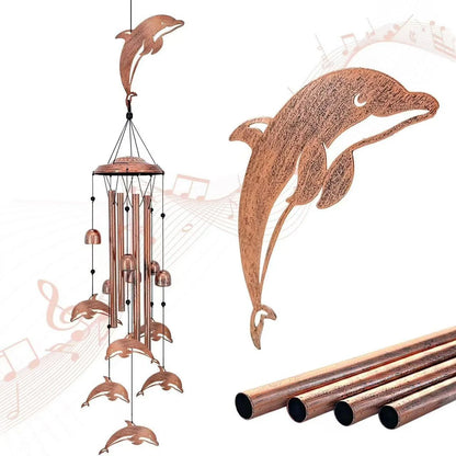 Wind Chime Dachshund Design Weather-Resistant