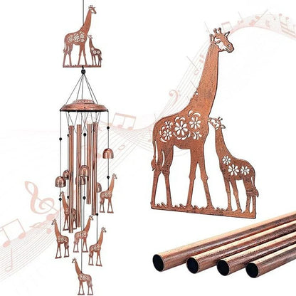 Wind Chime Dachshund Design Weather-Resistant