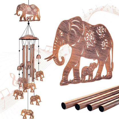 Wind Chime Dachshund Design Weather-Resistant