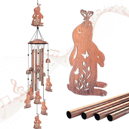 Wind Chime Dachshund Design Weather-Resistant