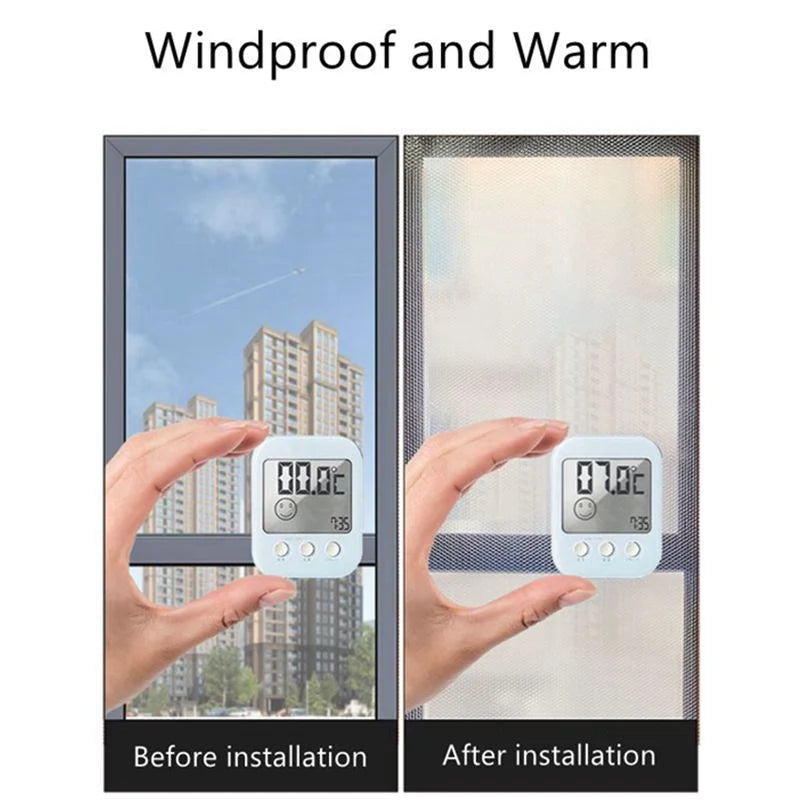 Window Insulation Film Double-Layer Transparent Draft-Reducing