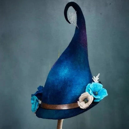 Witch Hat Merino Wool Adjustable Foldable