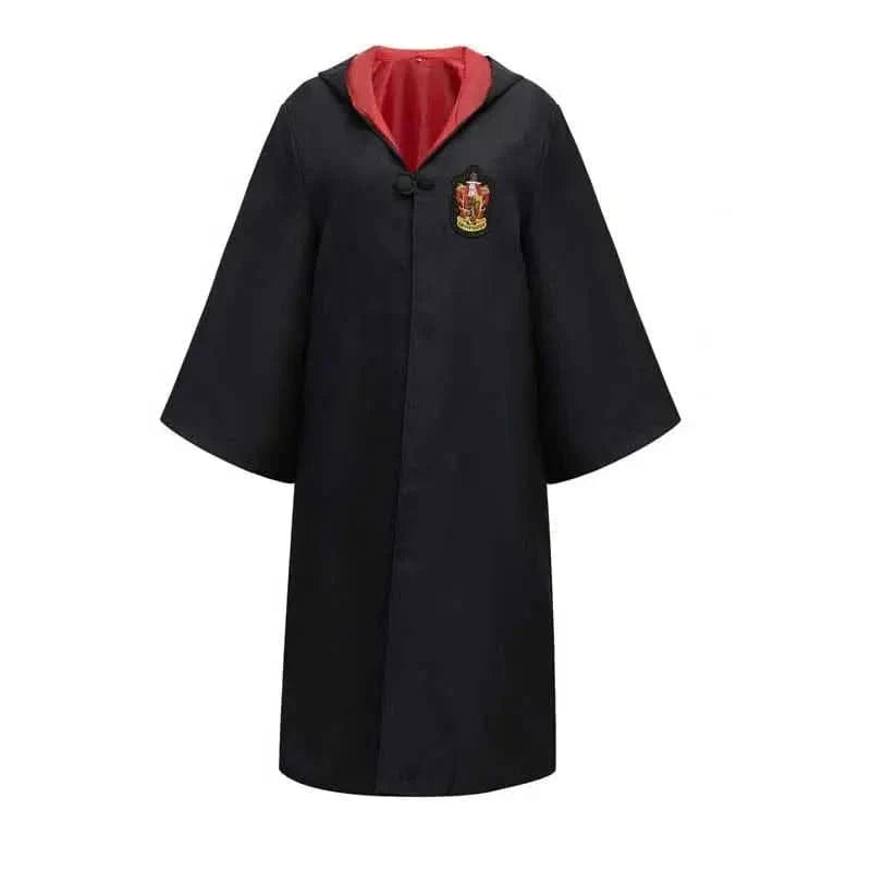 Wizard Costume Set Robe Wand & Accessories Polyester Cotton Blend
