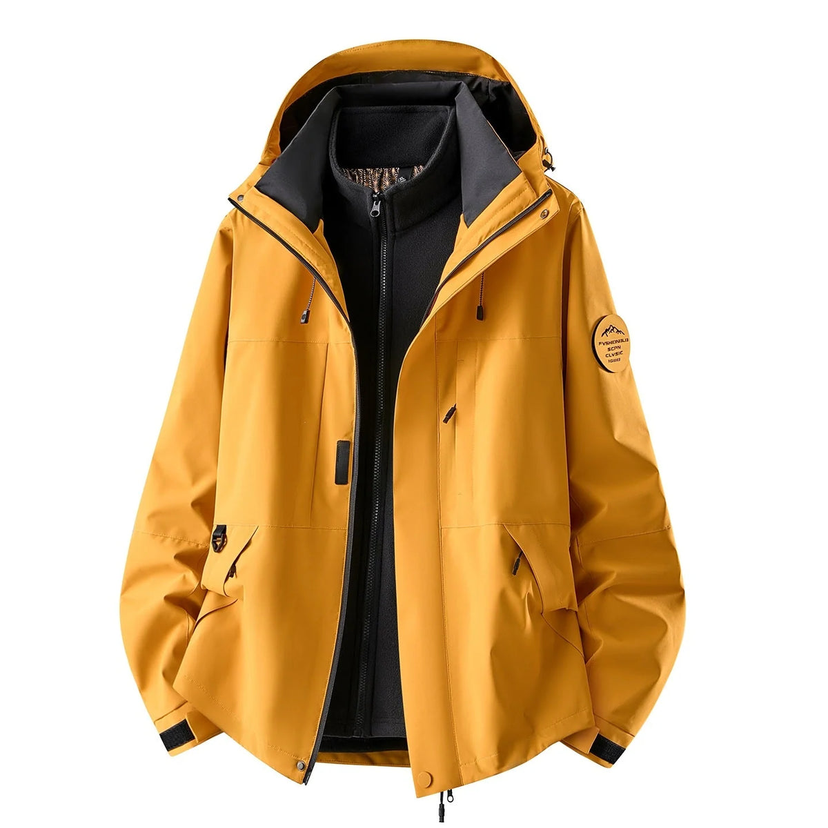 Women's 3-In-1 Jacket Waterproof Detachable Fleece Lining