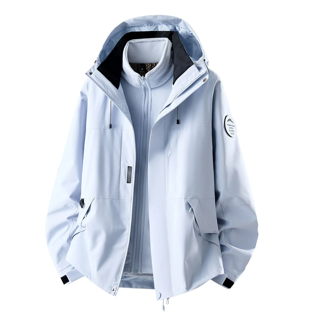 Women's 3-In-1 Jacket Waterproof Detachable Fleece Lining