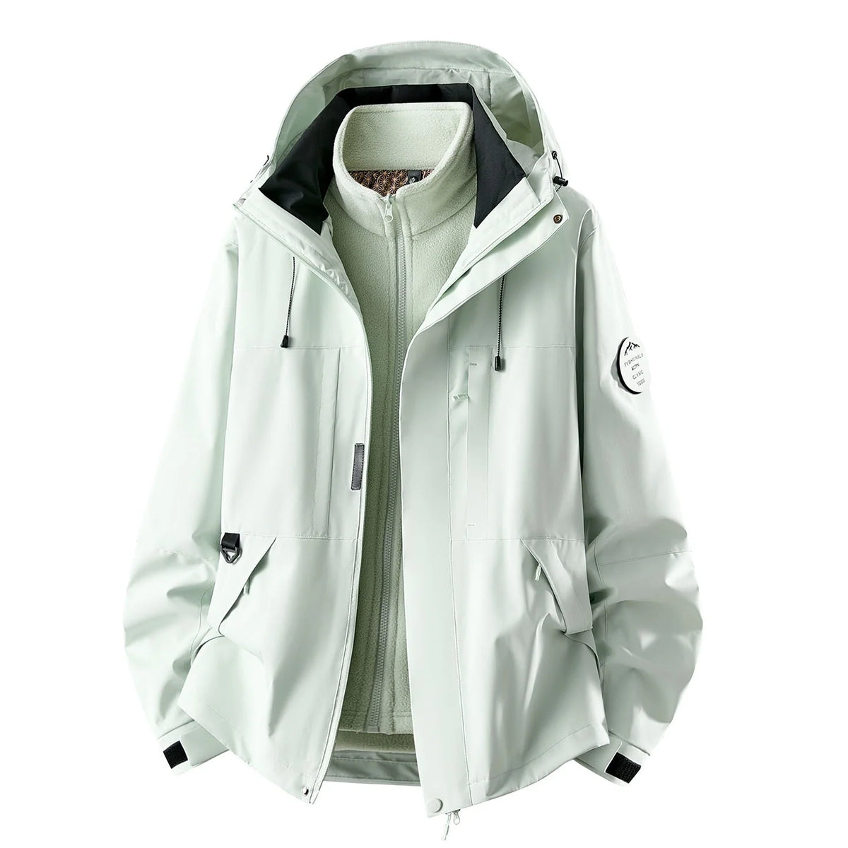 Women's 3-In-1 Jacket Waterproof Detachable Fleece Lining