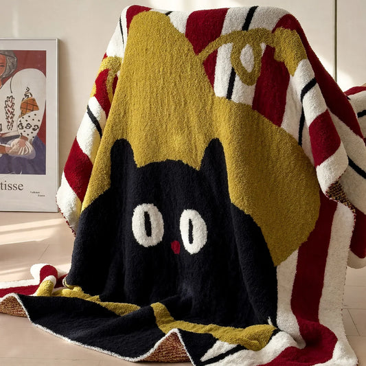 Wool Blanket Lightweight Fluffy One-Sided Finish