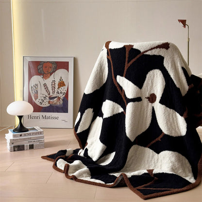 Wool Blanket Lightweight Fluffy One-Sided Finish