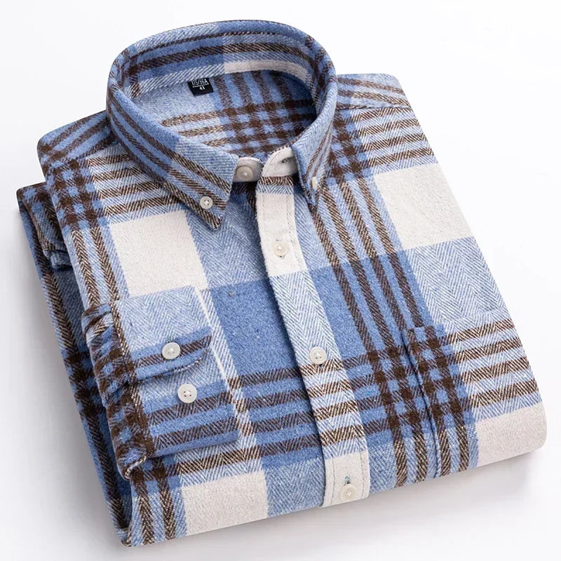 Work Shirt Soft Brushed Flannel & Organic Cotton