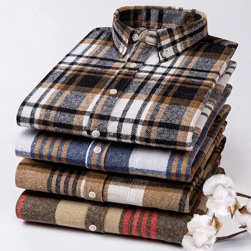 Work Shirt Soft Brushed Flannel & Organic Cotton