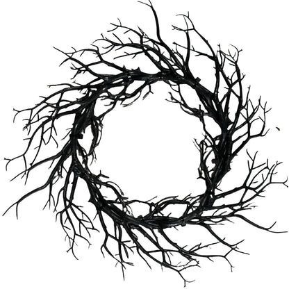 Wreath Artificial Branches Rustic Halloween Decor
