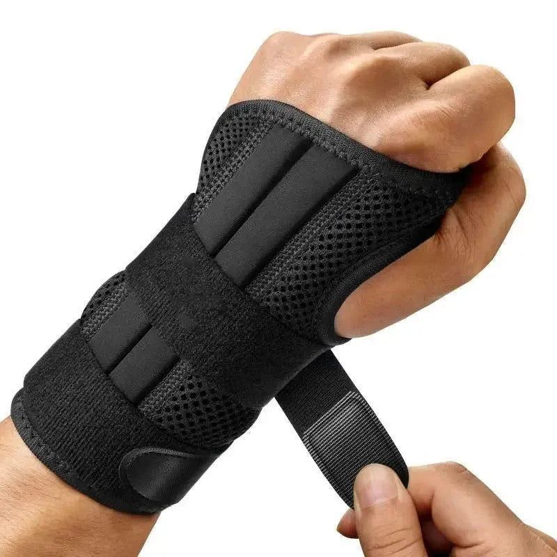 Wrist Support Breathable Integrated Splint Adjustable Velcro Strap