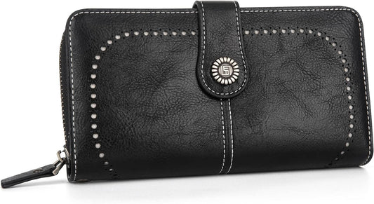 Wrist Wallet RFID-Blocking PU Leather Multiple Card Slots