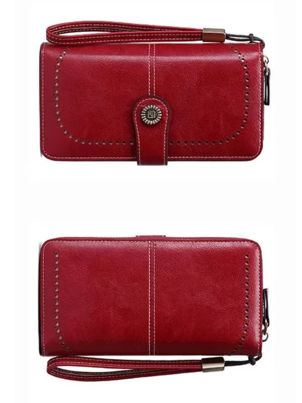 Wrist Wallet RFID-Blocking PU Leather Multiple Card Slots