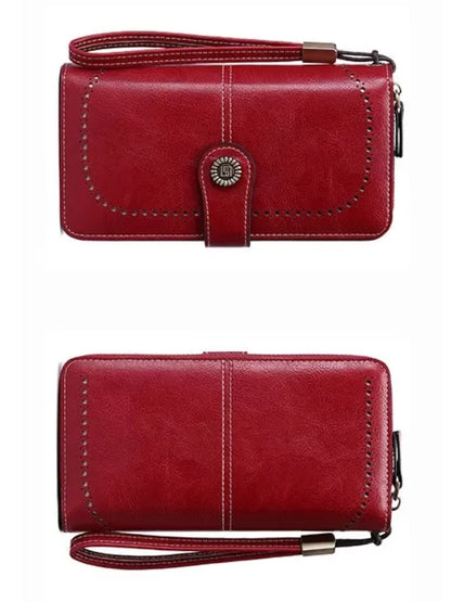 Wrist Wallet RFID-Blocking PU Leather Multiple Card Slots