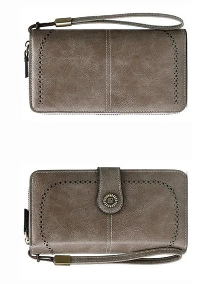 Wrist Wallet RFID-Blocking PU Leather Multiple Card Slots